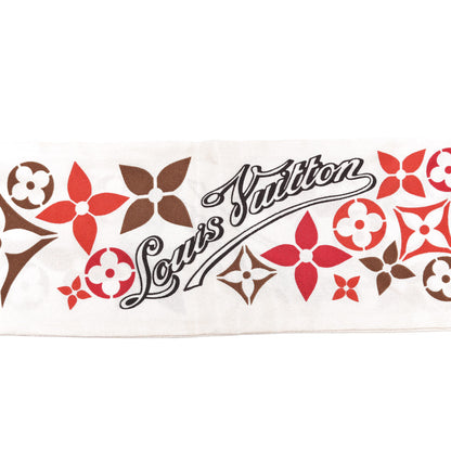 Louis Vuitton Silk Sweet Flower Bandeau Rouge 4 of 6