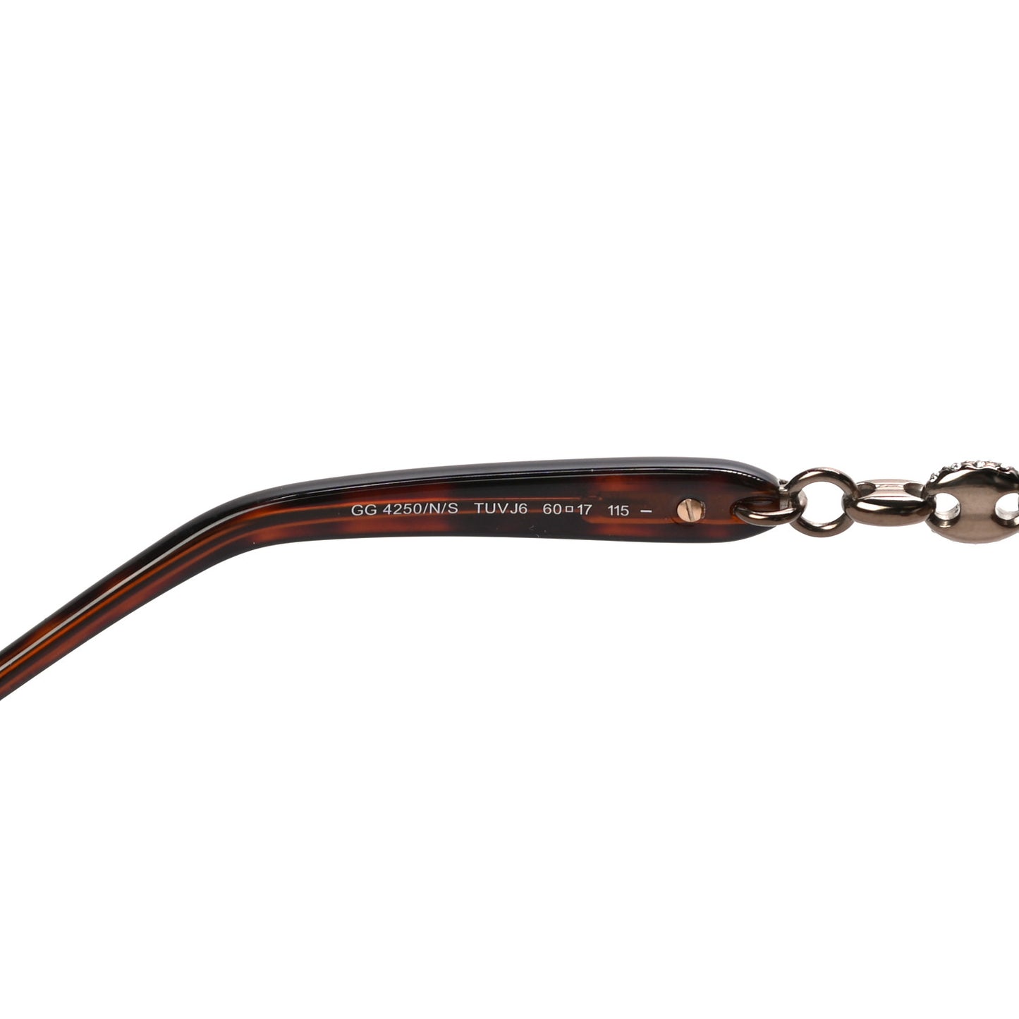 Crystal Marina Chain Sunglasses GG4250/N/S Tortoise