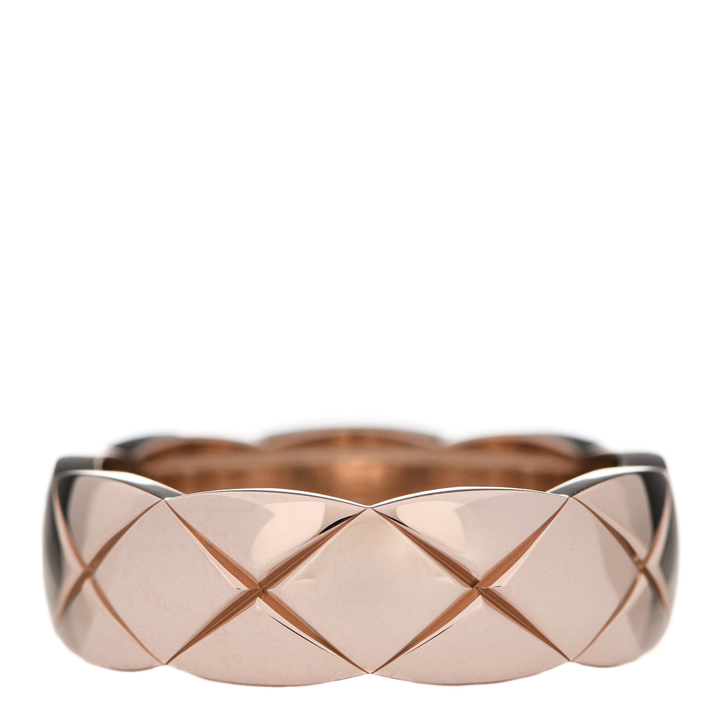 18K Beige Gold Small Coco Crush Ring 57 8