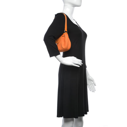 Fendi Zucchino Cuoio Shoulder Bag Mandarino 2 of 19