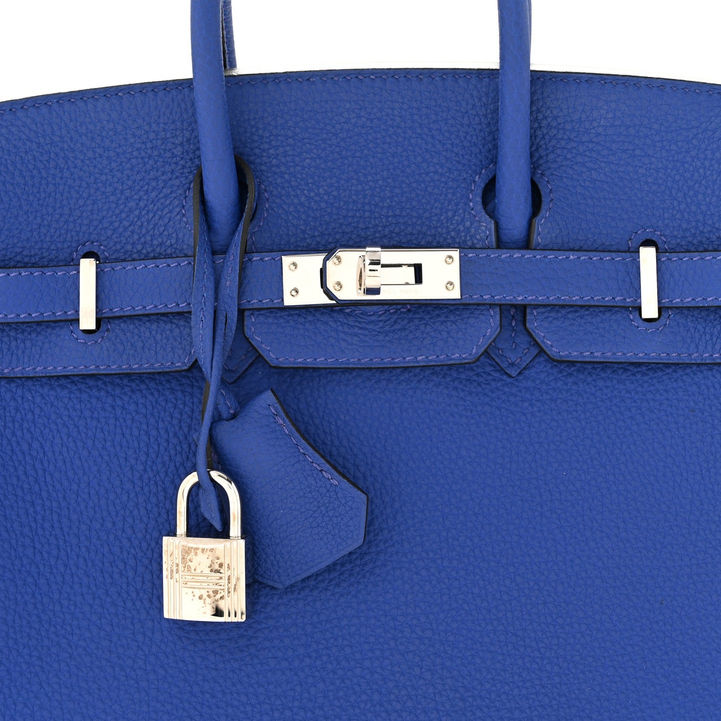 Togo Birkin 25 Bleu Electrique