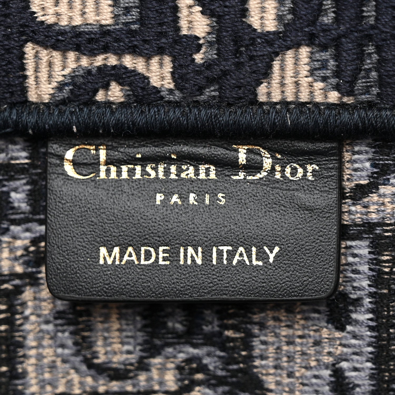 Christian Dior Oblique Medium Book Tote Blue Multicolor 6 of 14