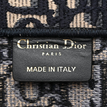 Christian Dior Oblique Medium Book Tote Blue Multicolor 6 of 14