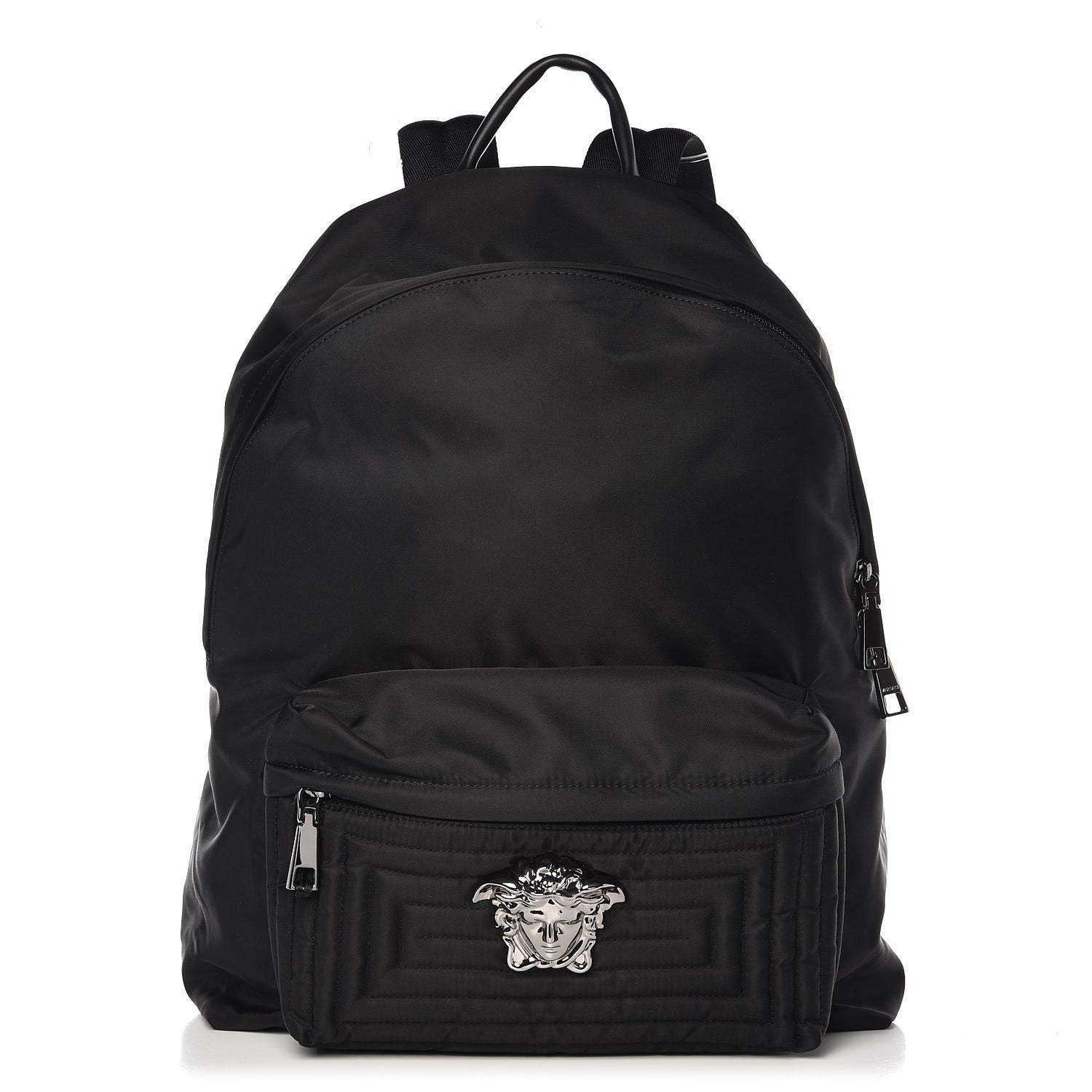 Versace Nylon Palazzo Medusa Backpack Black 1 of 7