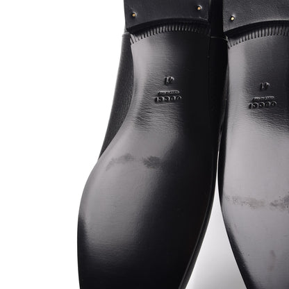 Gucci Calfskin Interlocking G Sachalin Riding Boots 41 Black 9 of 10