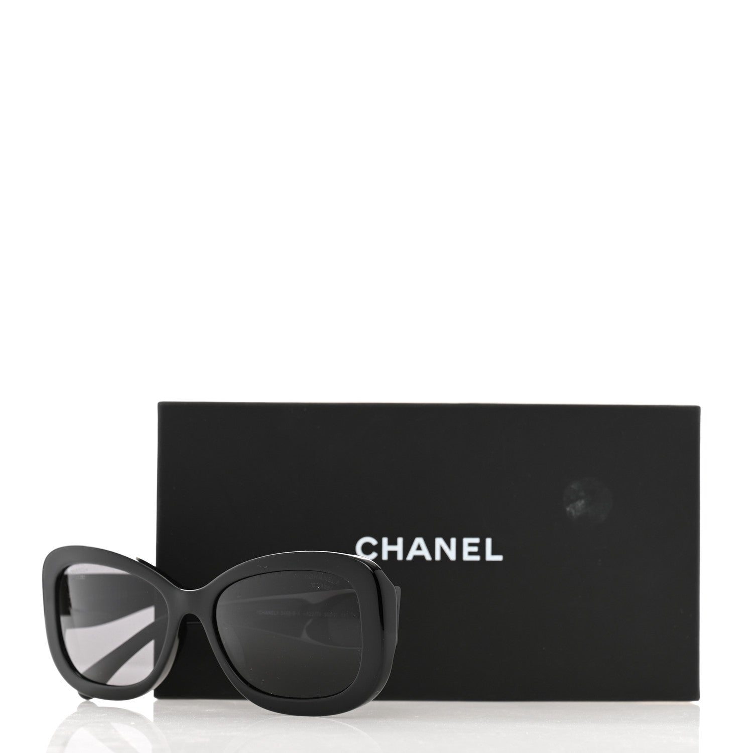 Chanel Acetate Polarized CC Sunglasses 5468-B-A Black 8 of 8