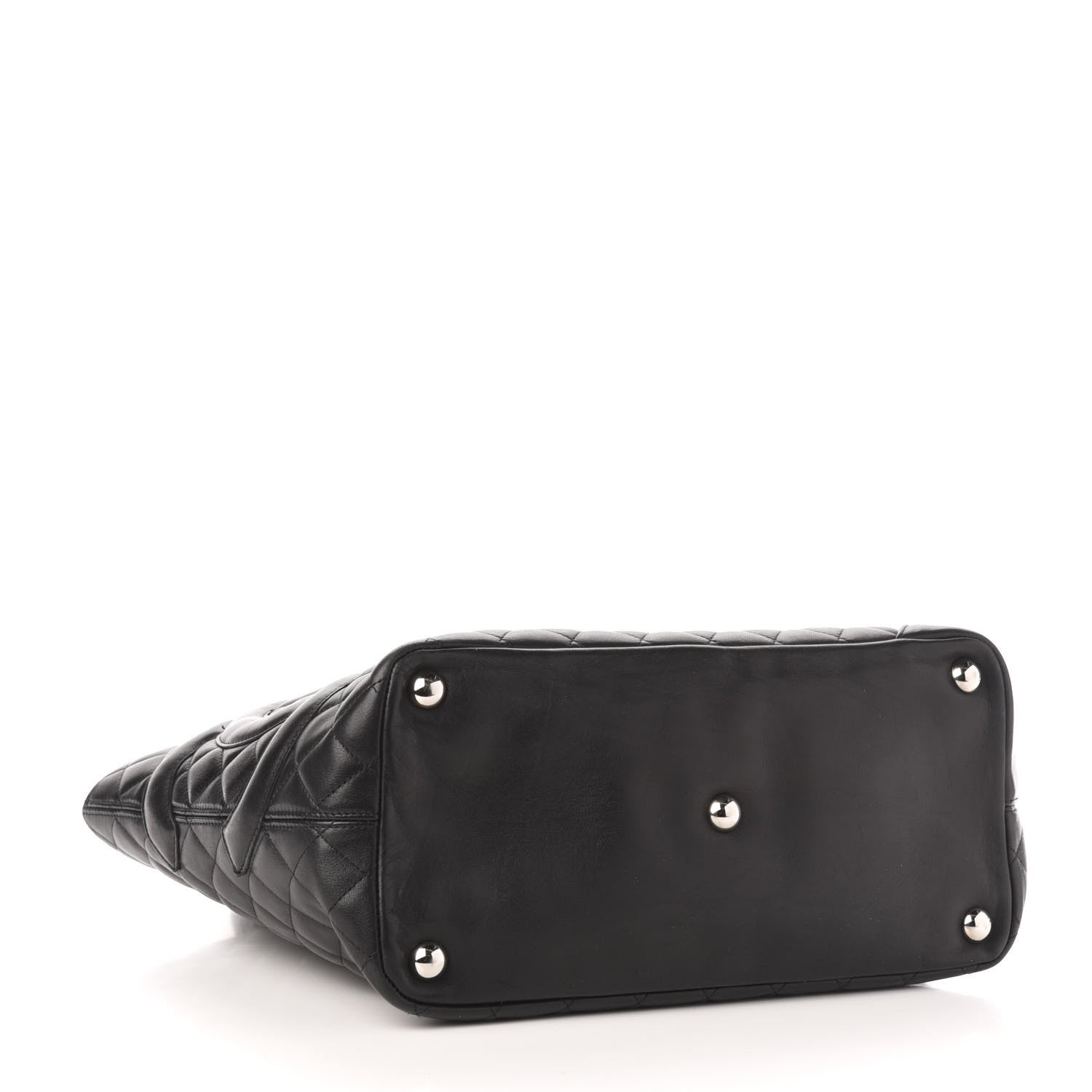 Chanel Calfskin Quilted Large Cambon Tote Black 4 of 10