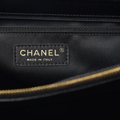 Chanel Caviar Quilted XL Grand Shopping Tote GST Black 8 of 10