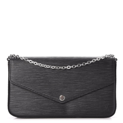 Louis Vuitton Epi Pochette Felicie Black 1 of 8