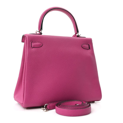 Hermes Togo Kelly Retourne 25 Tosca 3 of 10
