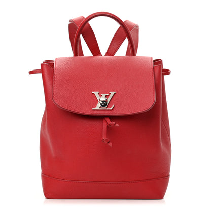 Louis Vuitton Soft Calfskin Lockme Backpack Rubis 1 of 10