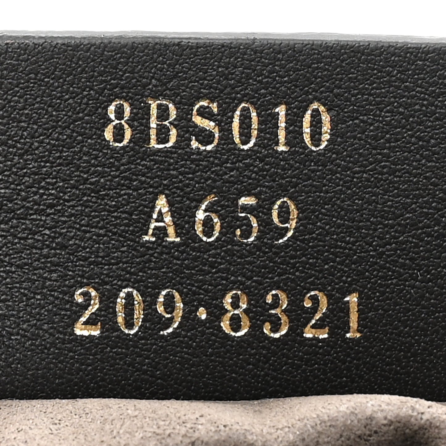 Vitello Liberty F is Fendi Bi-Color FF 1974 Embossed Mini Mon Tresor Bucket Bag Maya Black