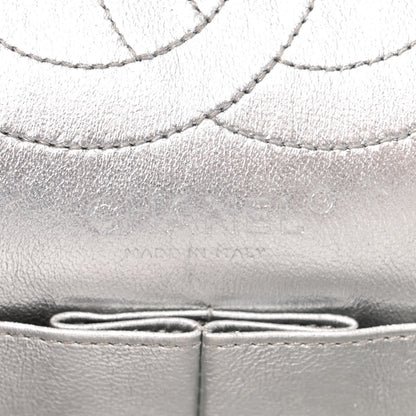 Chanel Metallic Lambskin Quilted 2.55 Reissue 226 Flap Silver 6 of 12