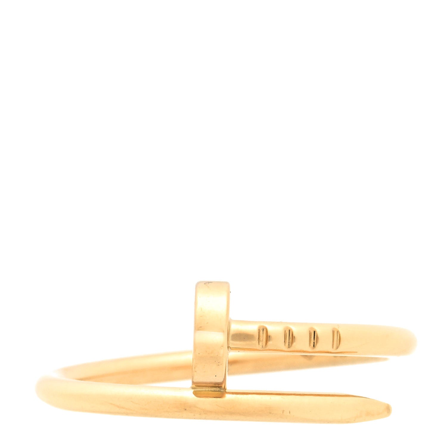 Cartier 18K Yellow Gold Small Juste Un Clou Ring 55 7.25 1 of 4