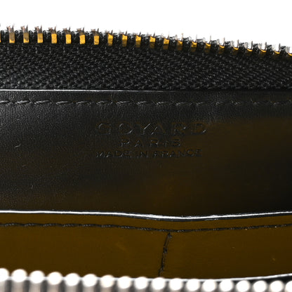 Goyard Goyardine Matignon Zip Around GM Wallet Black 6 of 7