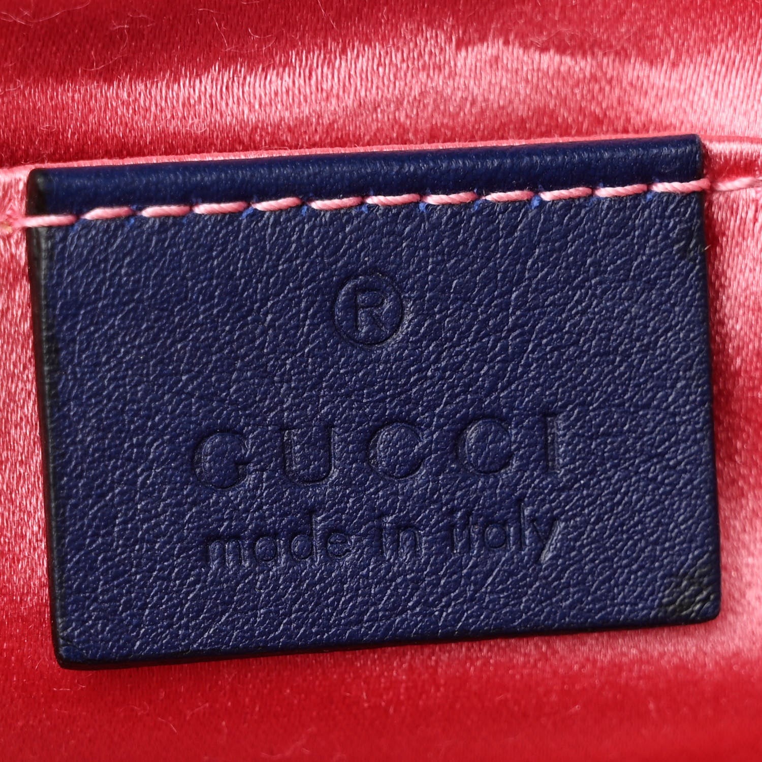 Gucci Velvet Matelasse Mini GG Marmont Shoulder Bag Cobalt Blue 6 of 11