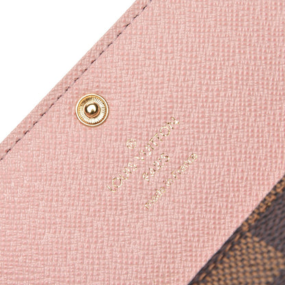 Louis Vuitton Damier Ebene Multicles 6 Key Holder Rose Ballerine 5 of 9