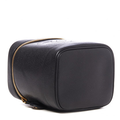 Chanel Caviar Vanity Cosmetic Case Black 3 of 9