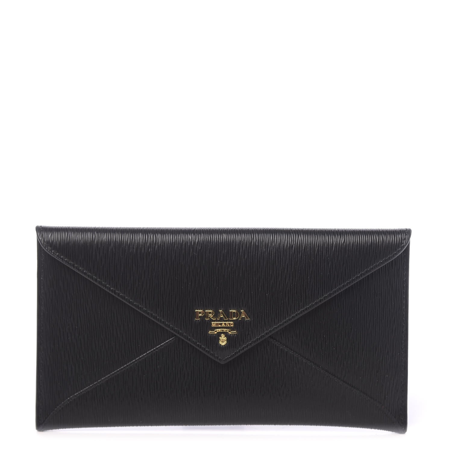 Prada Vitello Move Envelope Wallet Black 1 of 7