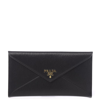 Prada Vitello Move Envelope Wallet Black 1 of 7