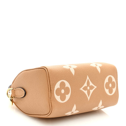Louis Vuitton Empreinte Monogram Giant Nano Speedy Arizona Creme 4 of 8
