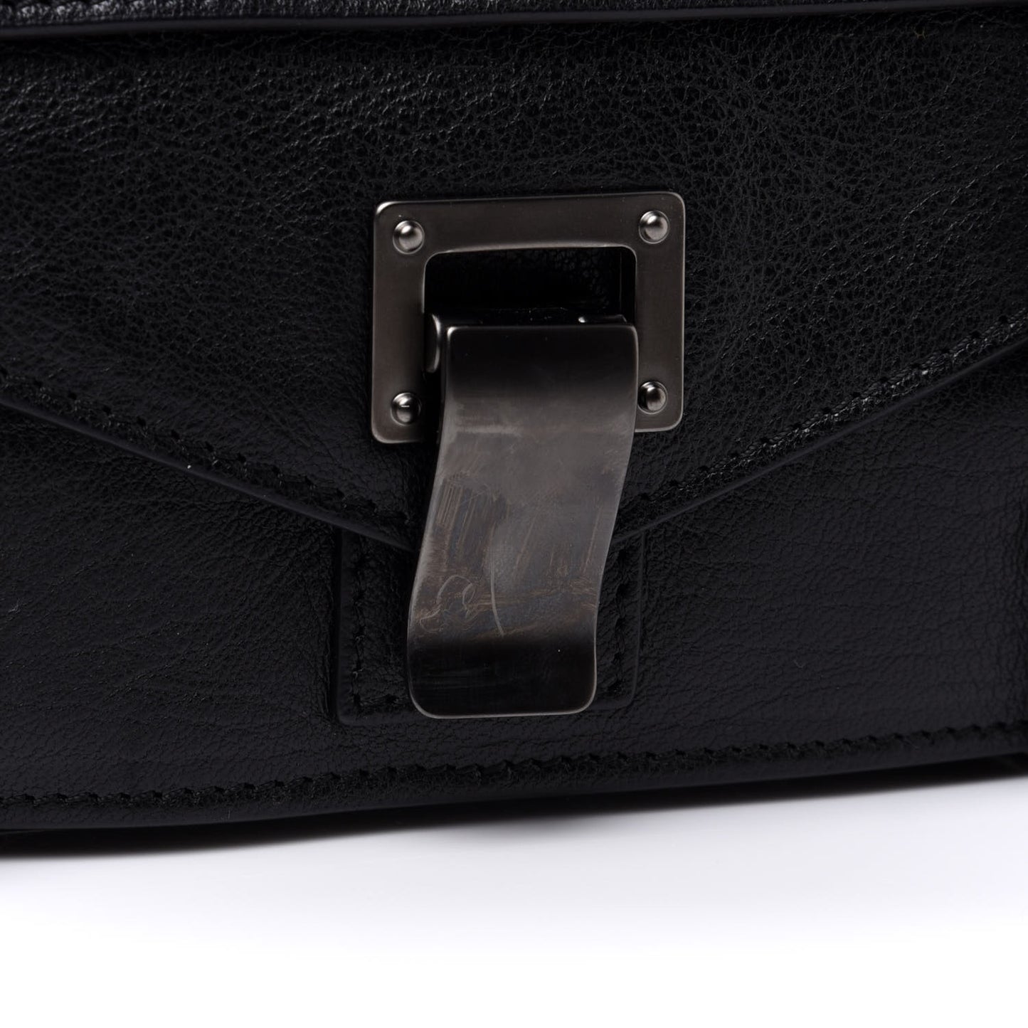 Lambskin PS1 Pochette Clutch Black