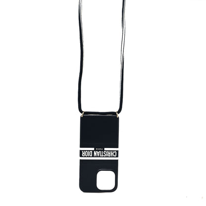 Christian Dior Calfskin Dior Vibe iPhone 13 Pro Case With Cord Blue 1 of 5