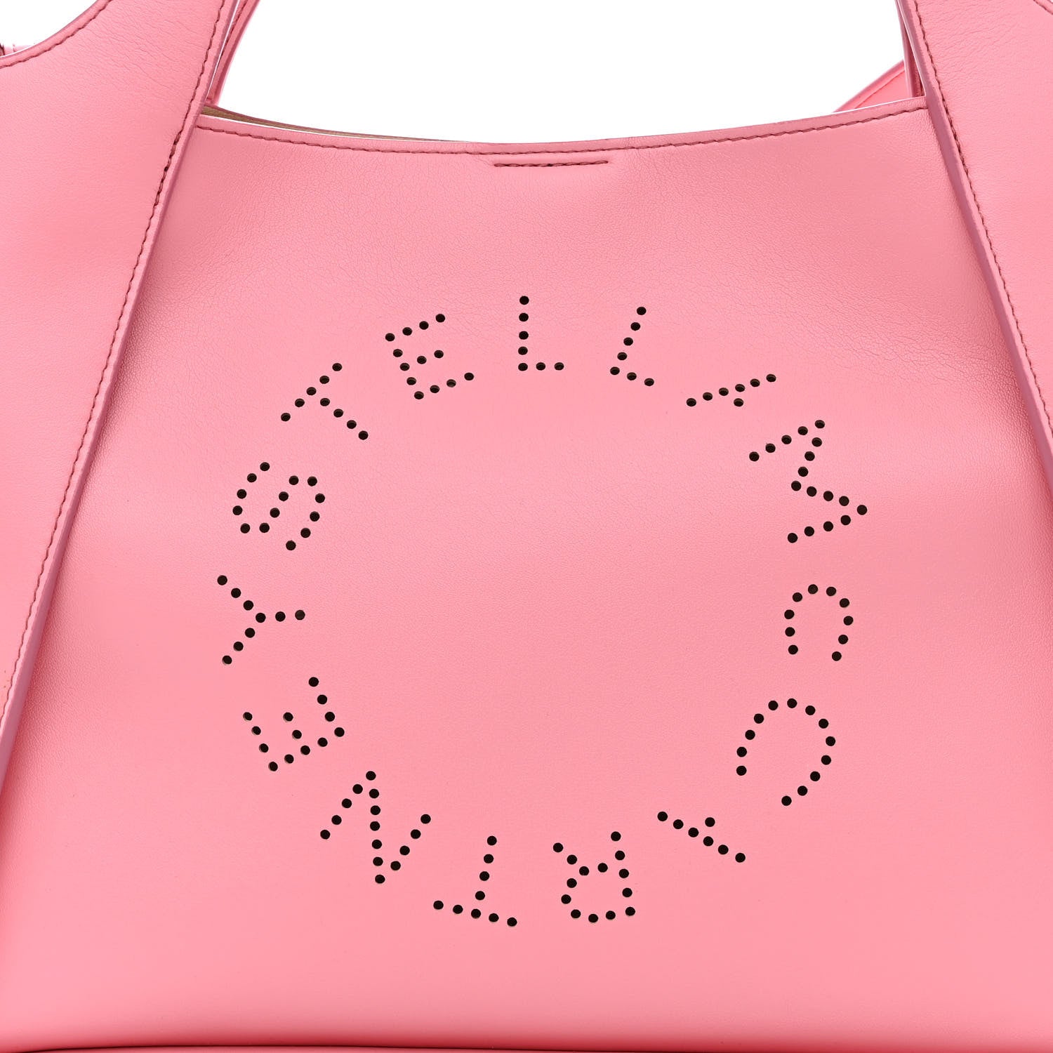 Stella McCartney Eco Alter Nappa East West Perforated Tote Pink 10 of 12
