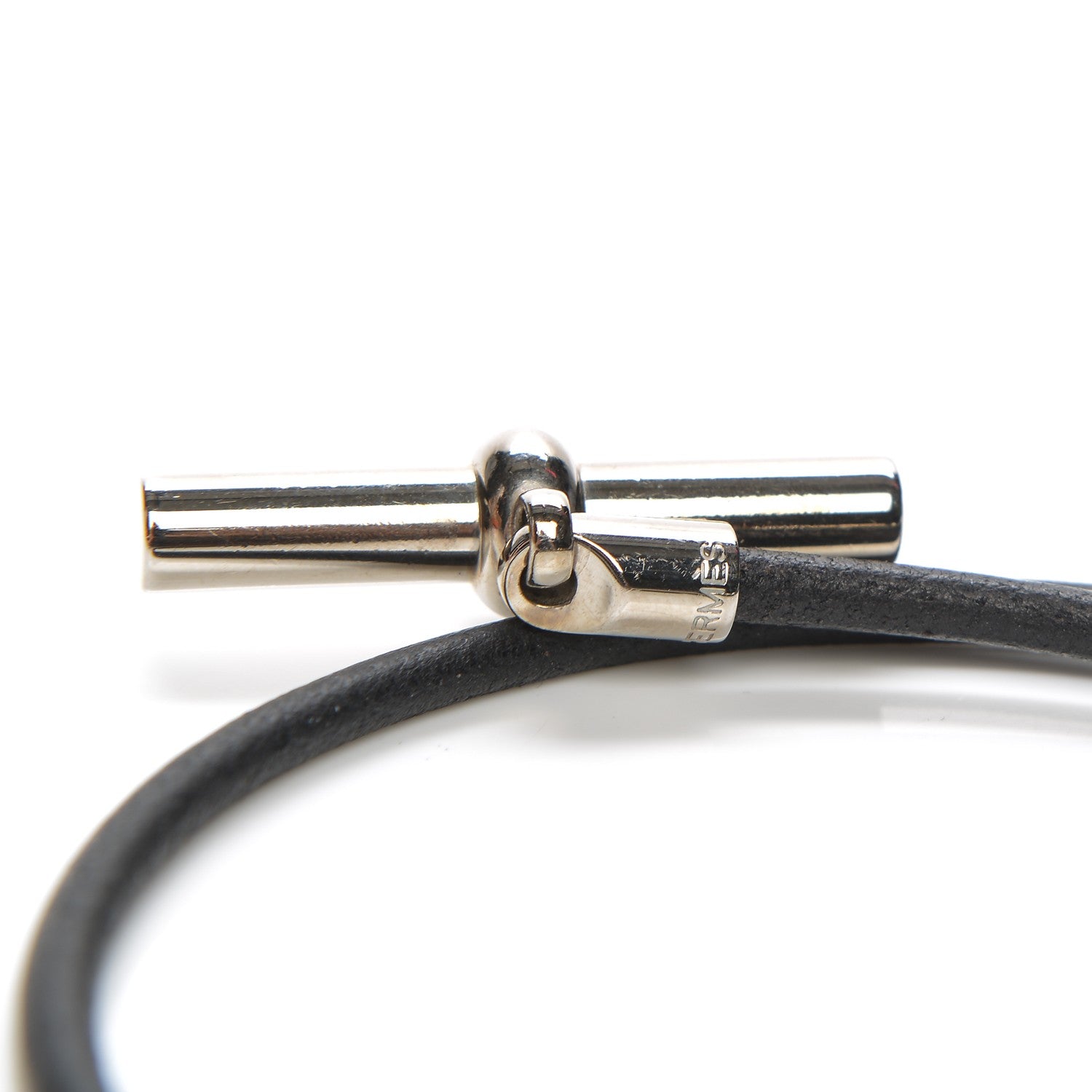 Hermes Bridle Glenan Necklace Black 4 of 4