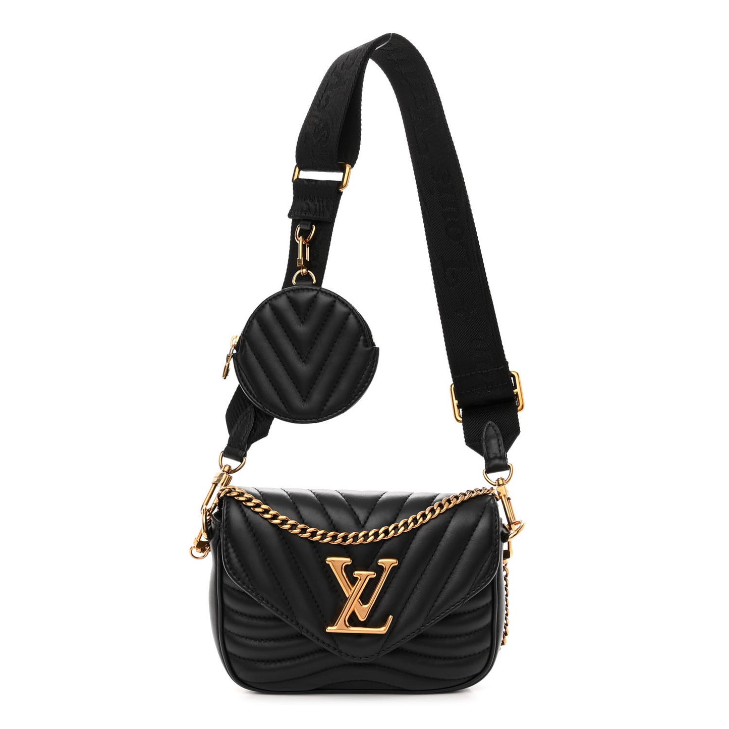 Calfskin New Wave Multi Pochette Black