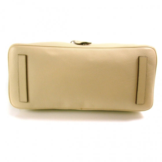 Daino Sport Frame Bowler Tote Ivory