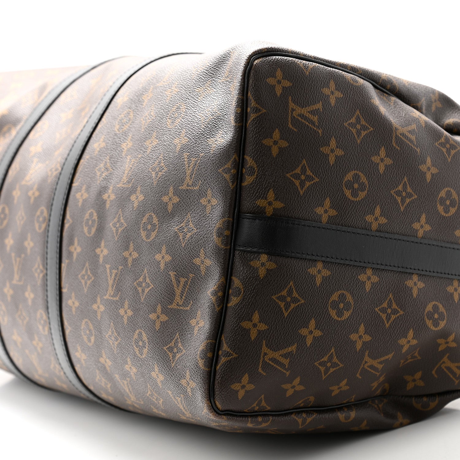 Louis Vuitton Monogram Macassar Keepall Bandouliere 55 10 of 11
