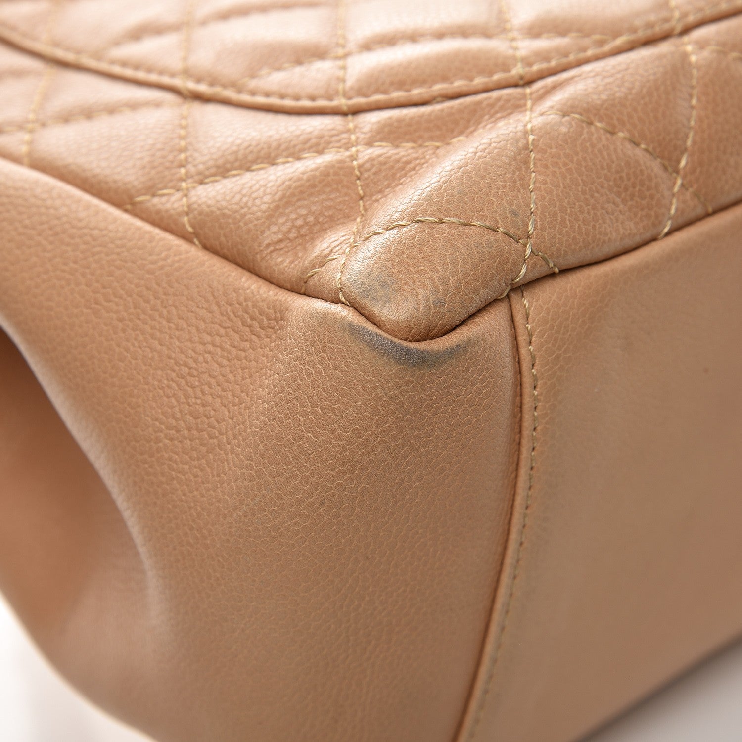 Chanel Caviar Quilted Grand Shopping Tote GST Beige 13 of 18