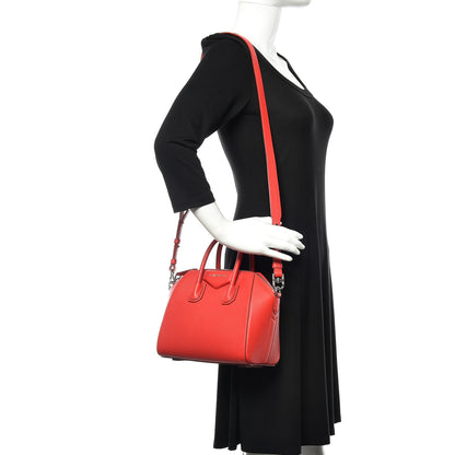 Givenchy Sugar Goatskin Mini Antigona Medium Red 2 of 10