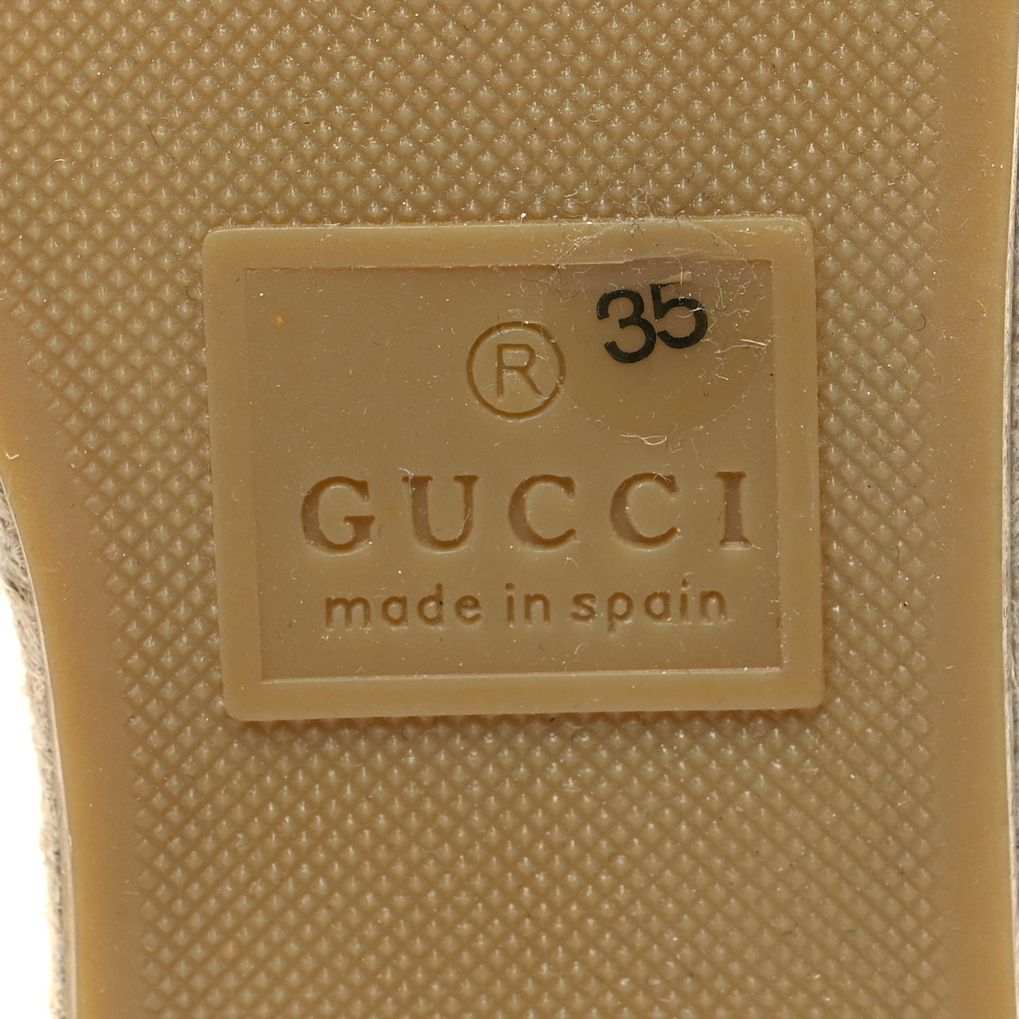Nappa Matelasse GG Marmont Espadrille Slide Sandals 35 Great White