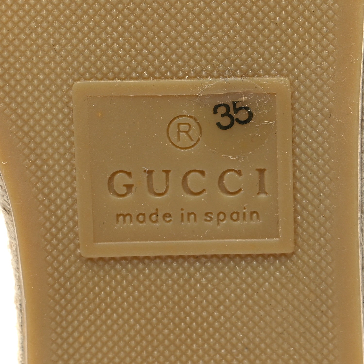 Gucci Nappa Matelasse GG Marmont Espadrille Slide Sandals 35 Great White 7 of 11