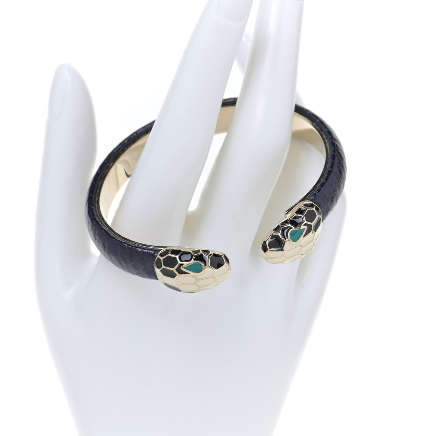Galuchat Serpenti Forever Bracelet S Navy
