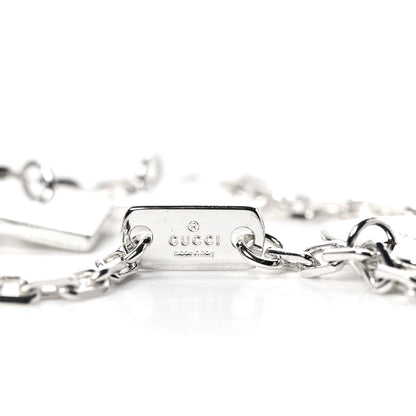 Gucci Sterling Silver Trademark Charm Bracelet 4 of 5