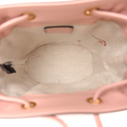 Gucci Calfskin GG Matelasse Bucket Bag Perfect Pink Natural 5 of 12