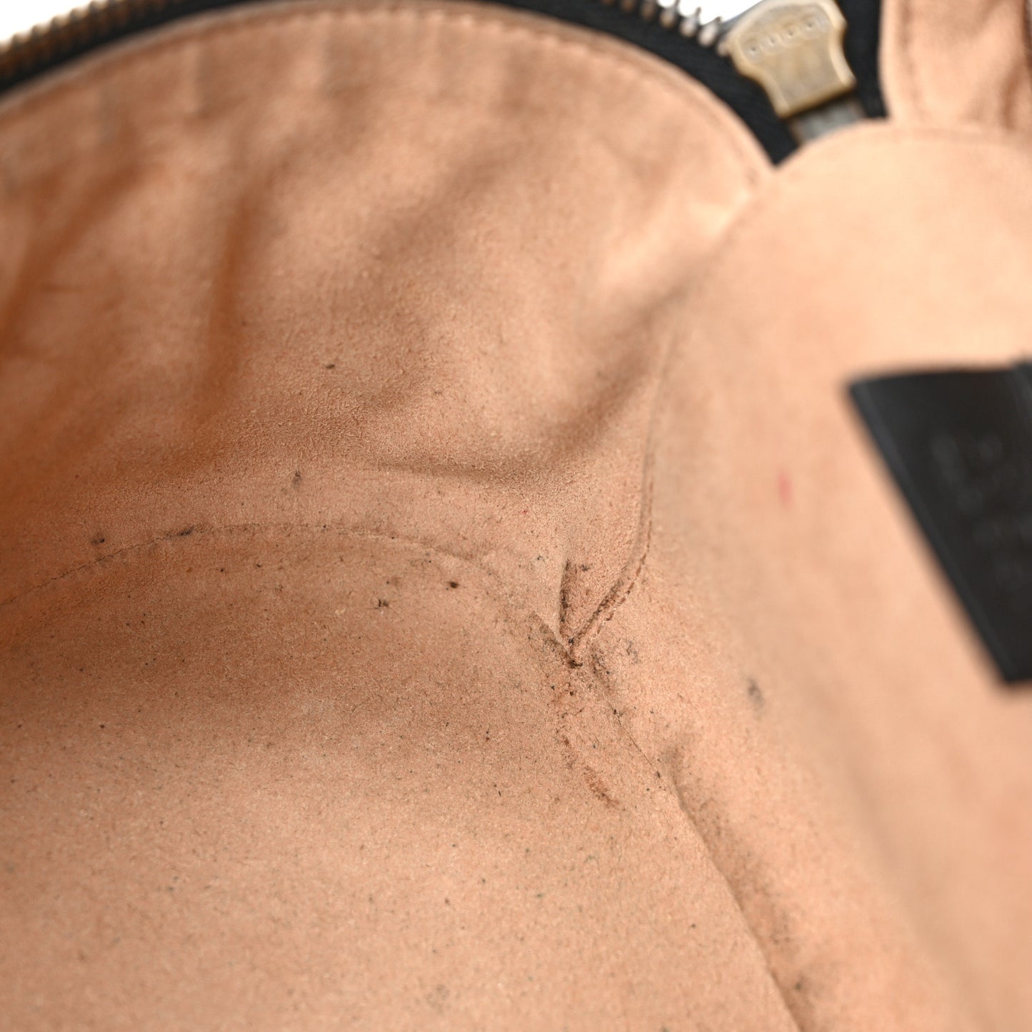 Calfskin Matelasse Mini GG Marmont Round Backpack Black