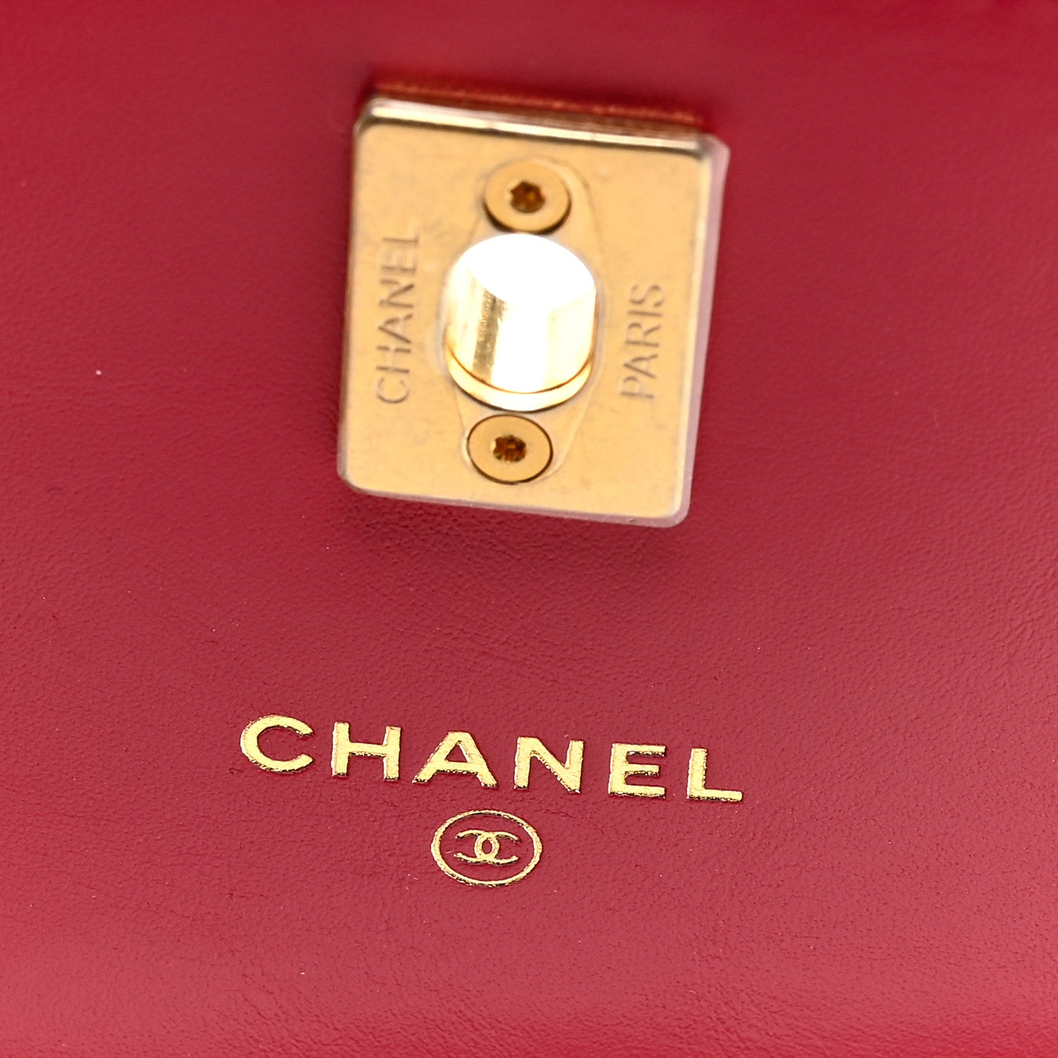 Chanel Shiny Calfskin Quilted Mini Multicolor Top Handle Wallet On Chain WOC Dark Pink 6 of 9