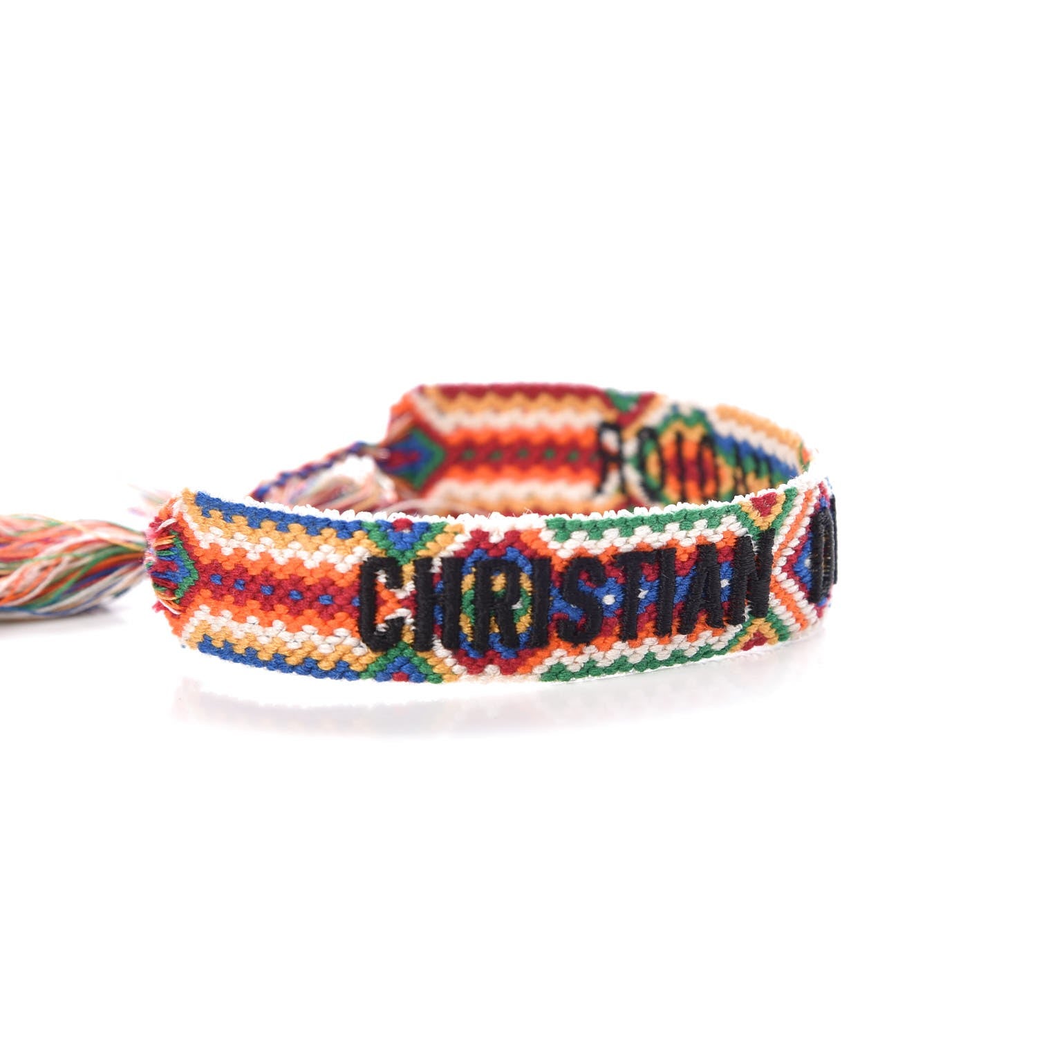 Christian Dior Woven Cotton J'Adior Friendship Bracelet Set 7 of 10