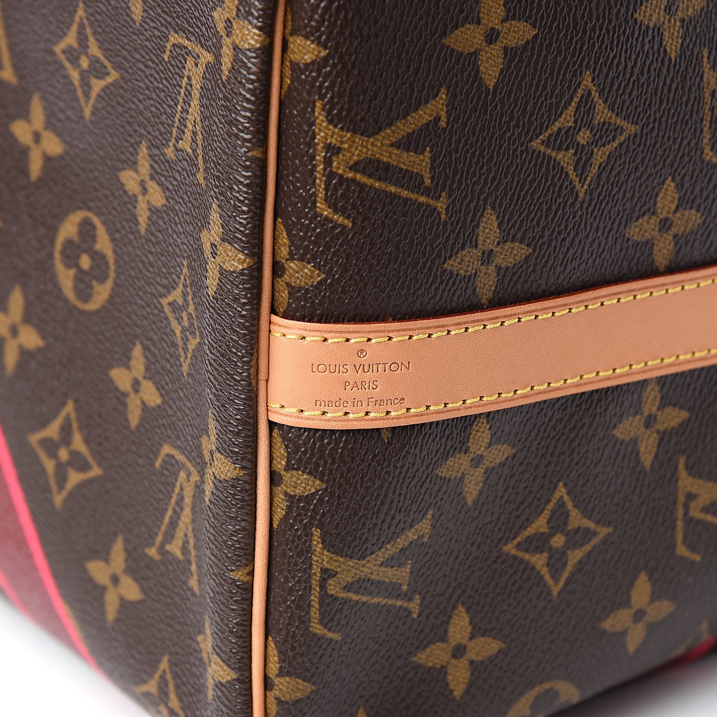 Monogram My LV Heritage Speedy Bandouliere 30 Bordeaux Fuchsia