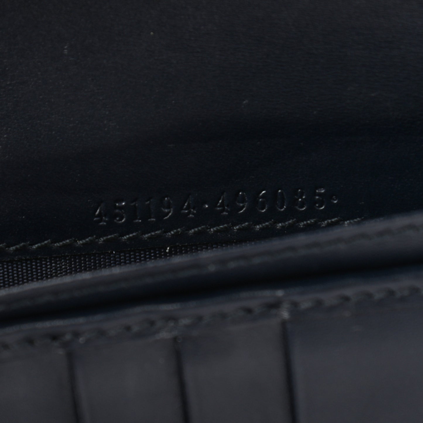 Guccissima Signature Zip Around Organizer Wallet Blue