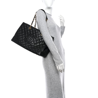 Chanel Caviar Quilted XL Grand Shopping Tote GST Black 11 of 11