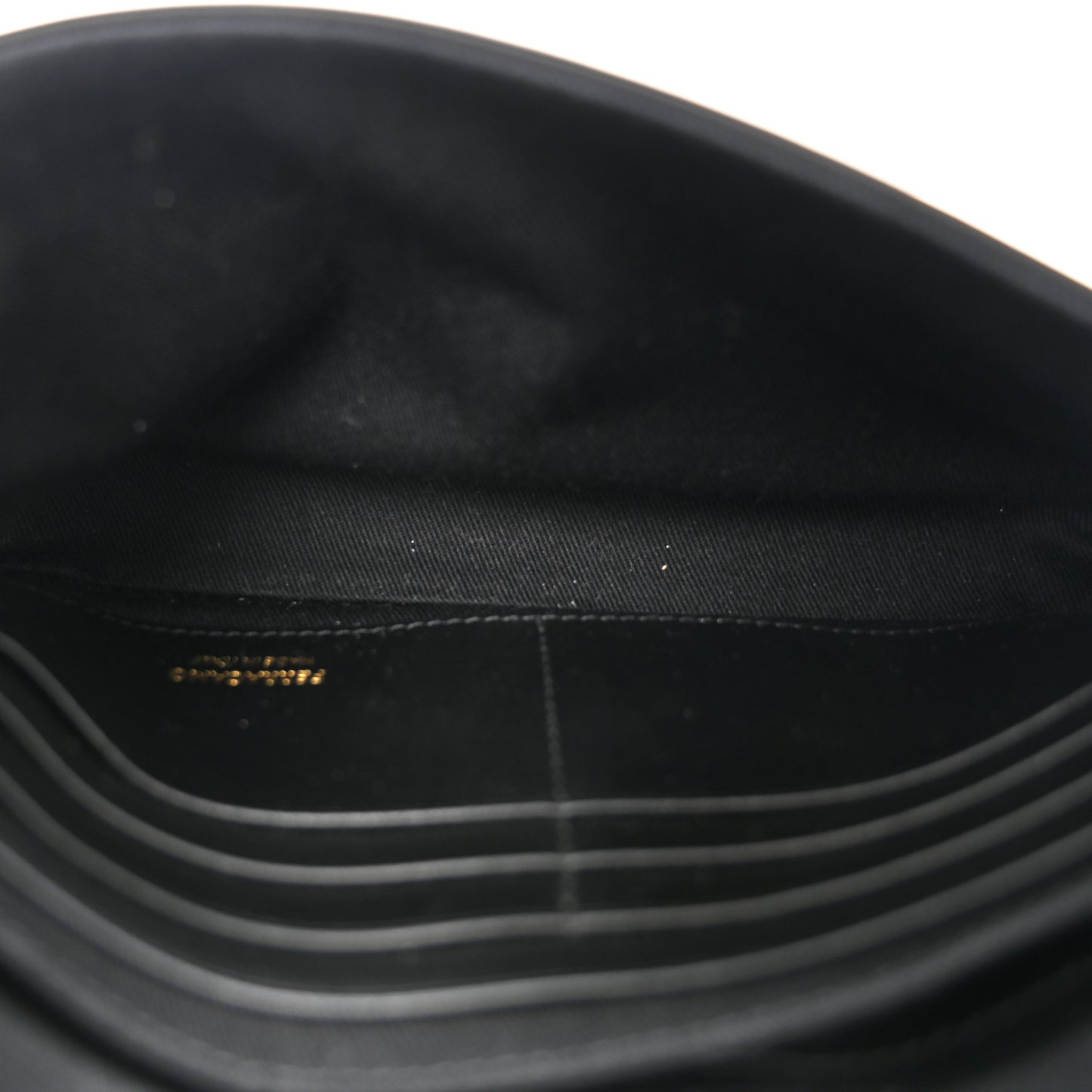 Calfskin Archive Gancini Flap Crossbody Black