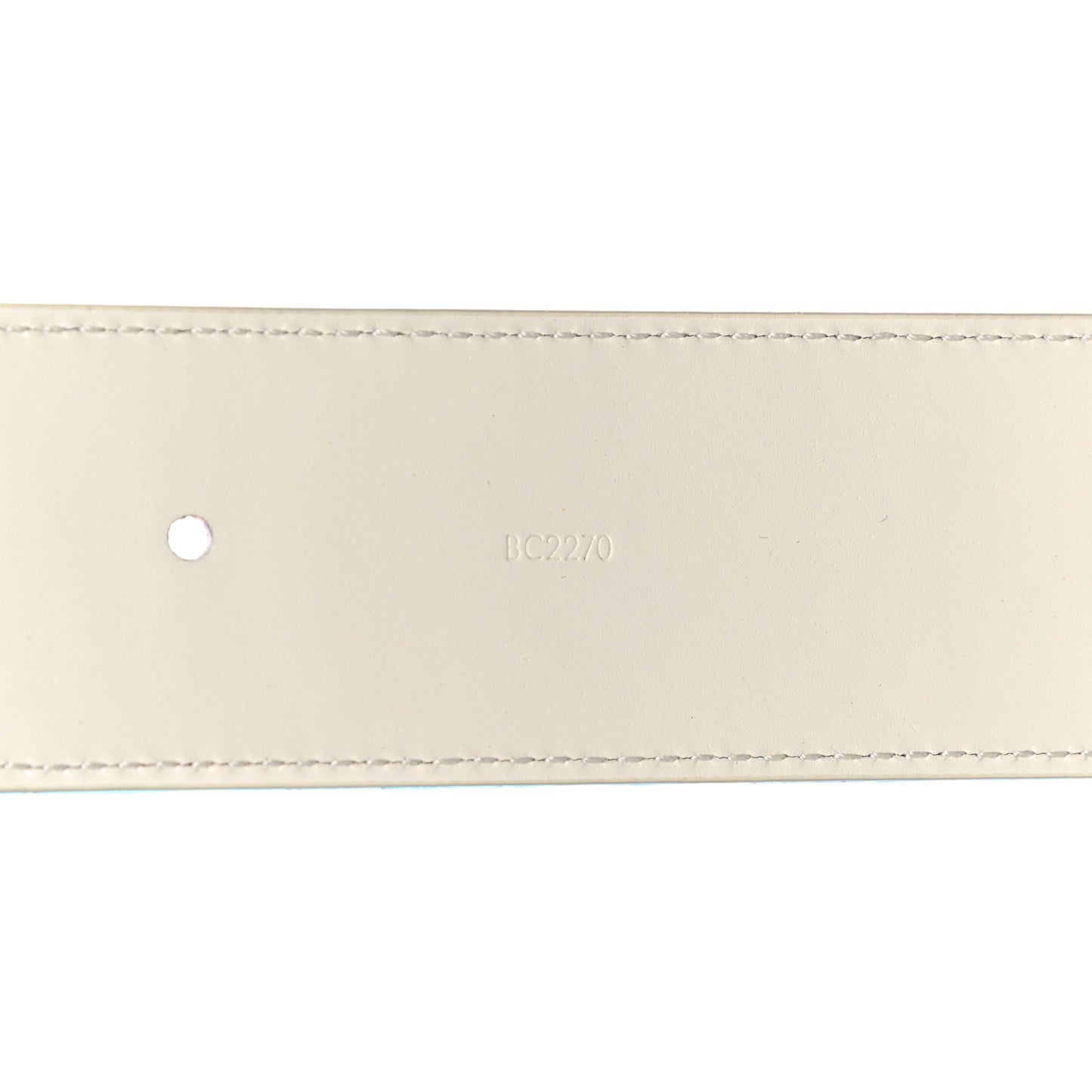PVC Monogram 40mm LV Initiales Reversible Belt 100 40 Iridescent Prism