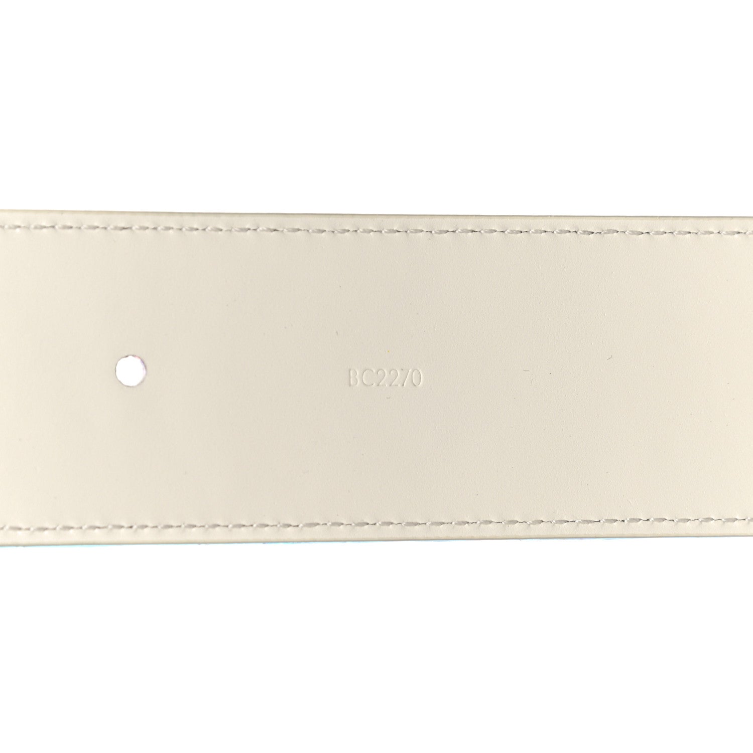 Louis Vuitton PVC Monogram 40mm LV Initiales Reversible Belt 100 40 Iridescent Prism 4 of 8