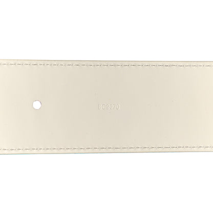 Louis Vuitton PVC Monogram 40mm LV Initiales Reversible Belt 100 40 Iridescent Prism 4 of 8