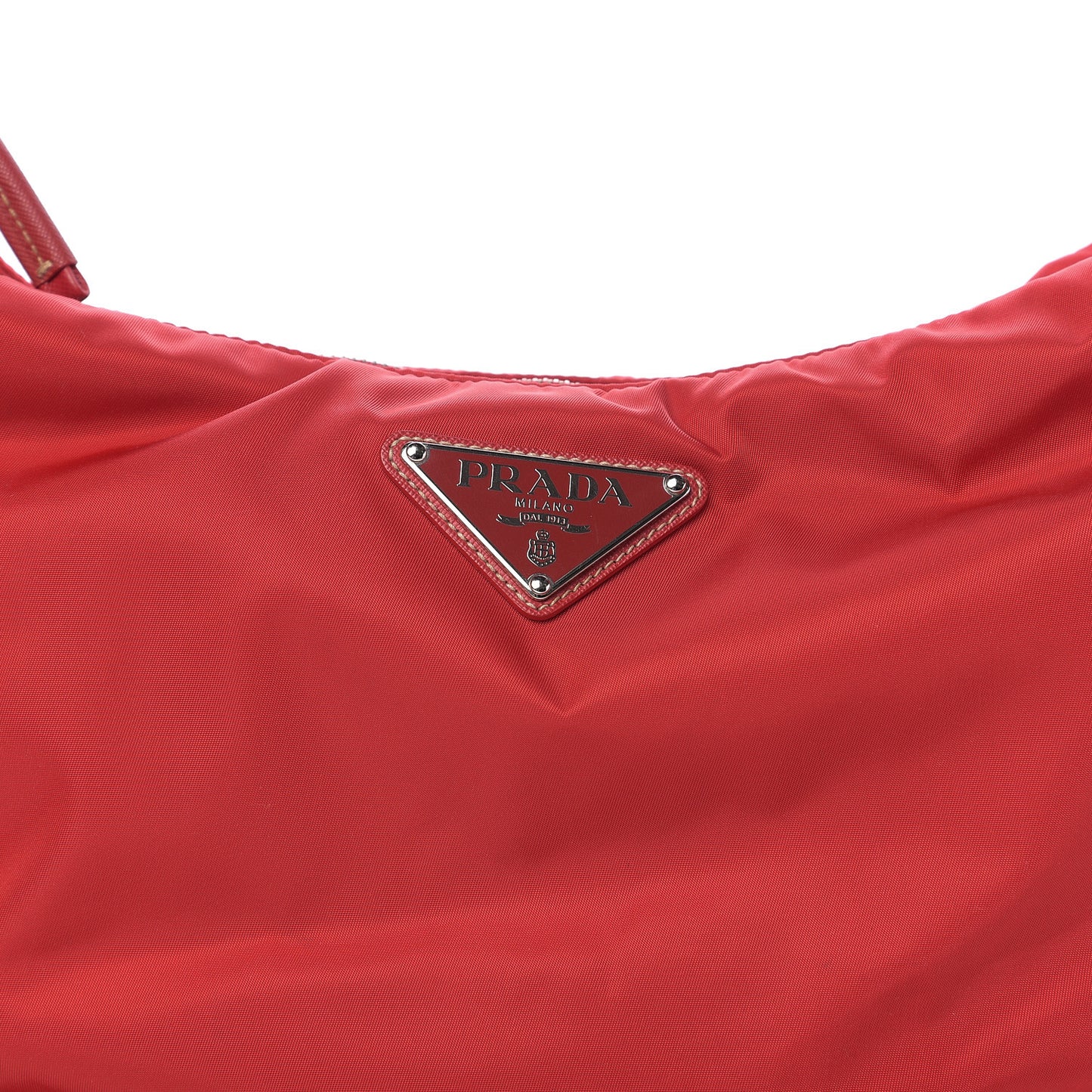 Tessuto Nylon Sport Shoulder Bag Rosso